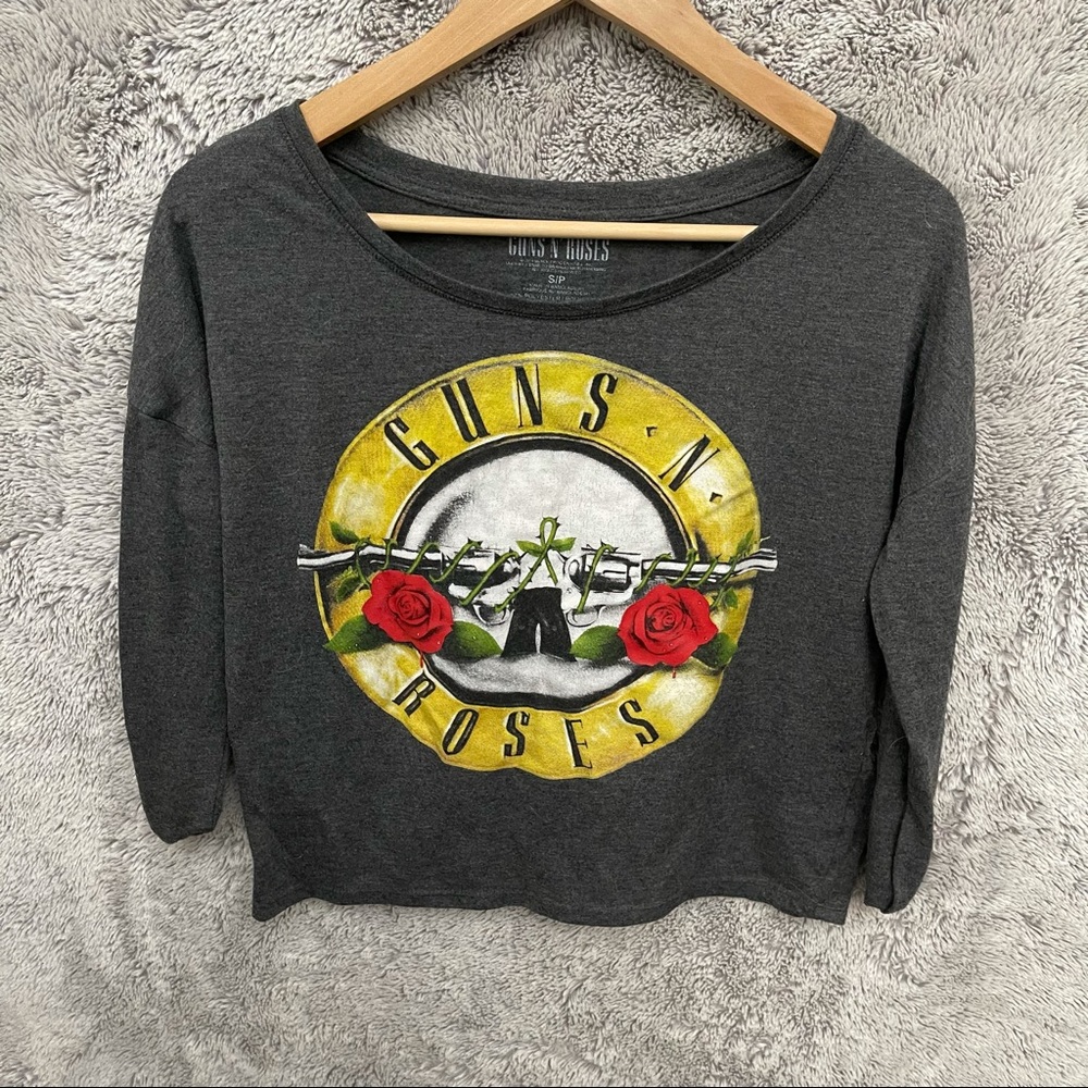 Guns N Roses Crop Top